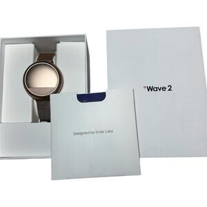 Embr Wave WAVE2-DEVC-RG Thermal Wristband for Hot Flashes Rose Gold NEW OPEN BOX